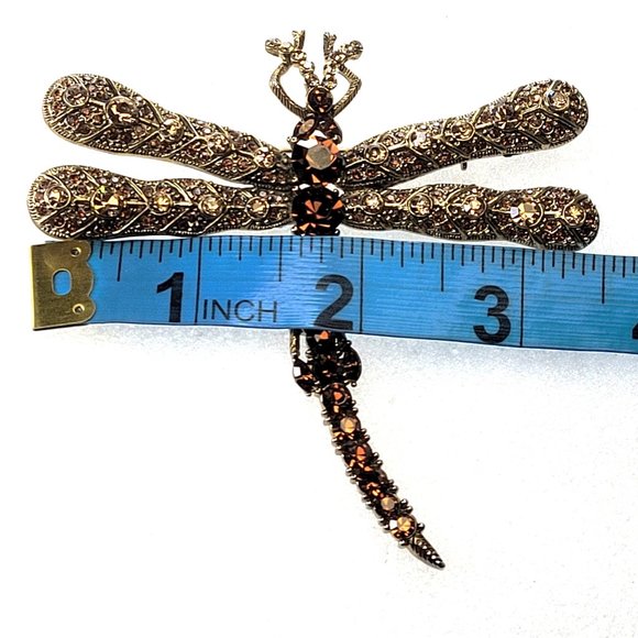 Large Dragonfly Statement Brooch - Picture 8 of 14